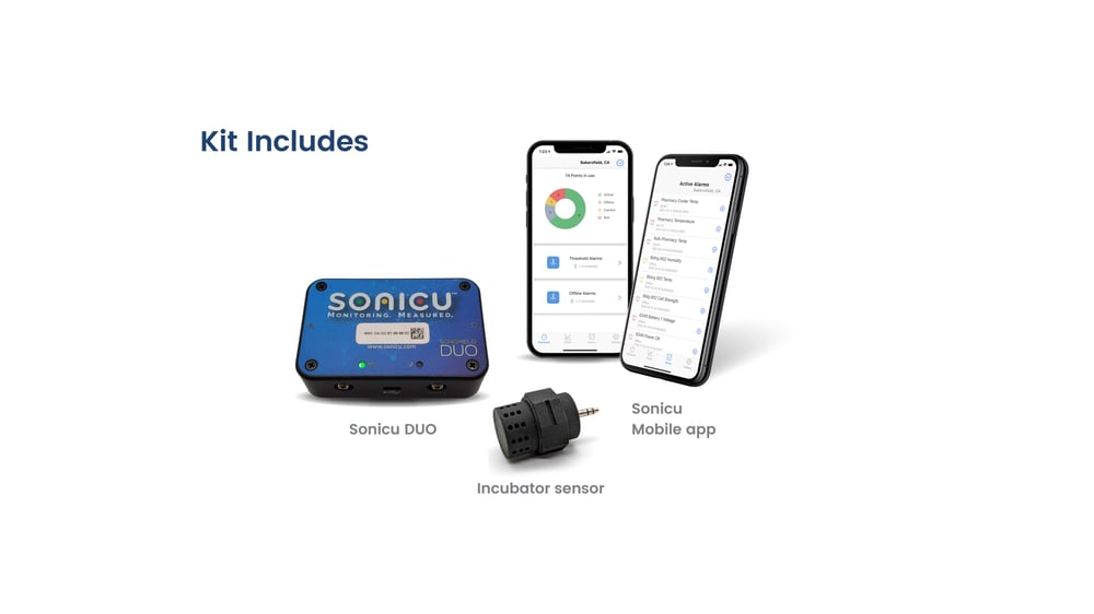 Incubator monitoring Kit