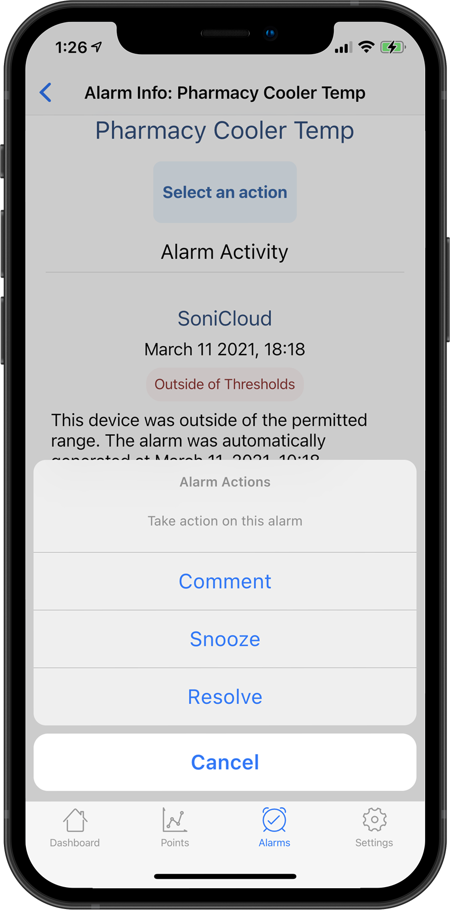 Iphone Mockup Alarm